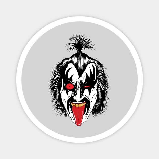 Lobo Kiss Magnet by crizdesigner